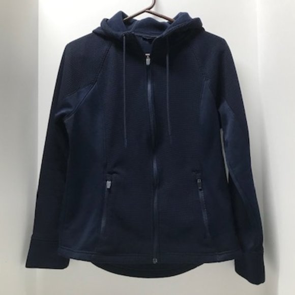 Swiss Tech Women's Waffle Knit Tech Fleece Hooded Jacket - Picture 3 of 16